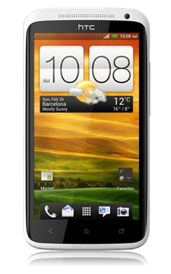 HTC One X voorkant