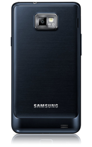 Samsung Galaxy S2 Plus achterkant