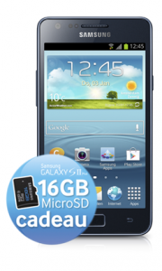 Samsung Galaxy S2 Plus voorkant
