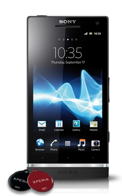 Sony Xperia S voorkant