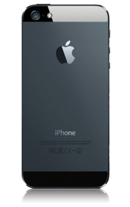 iPhone 5 Zwart Achterkant